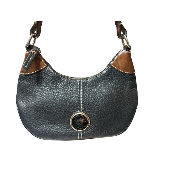Dooney & Bourke Hobo All Weather Leather Black Shoulder Bag - Picture 1 of 10
